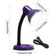 thumbnail image 3 of Kadlawus LED Desk Lamp for Reading, Plug-in Eye Protection Study Light, Adjustable Task Lamp for Teen Dormitory Learning, 5-Watt Three Color Lighting, 3 of 6