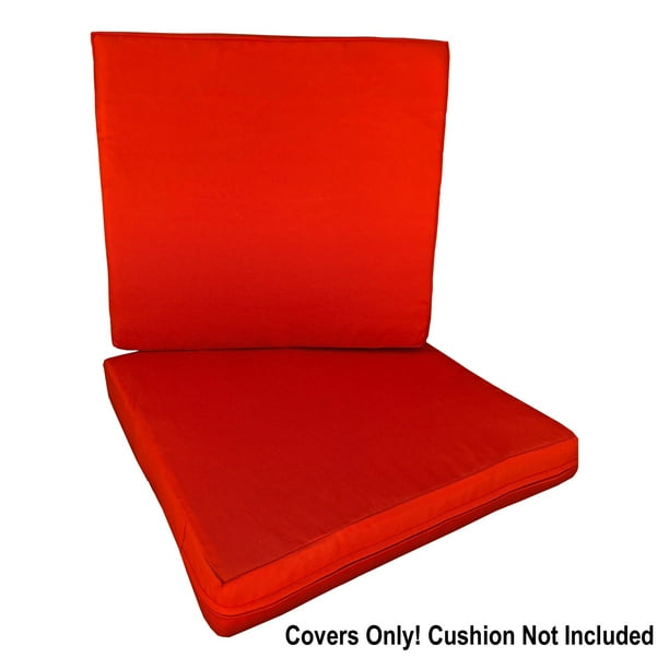 2 Pack Waterproof Covers 18"x16"x4" for Outdoor Deep Seat Cushions