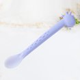 thumbnail image 3 of Creative Spoon Adorable Silicone Spoon Feeding Tableware Rice Paste Spoon for Children Newborn Baby (Purple), 3 of 8