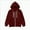 A222-Wine, variant on Caqnni Boys Hoodies For Kids Little Girls Pullover Zip Up Hooded Long Sleeves Sweatshirts Solid Color Casual Fall Winter Coat Long Sleeve Coat for 6-7 Years