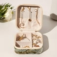thumbnail image 6 of Map Section Travel Portable Jewelry Organizer: Square Bracelet Holder, Jewelry Display, and Box for Girls and Women, 6 of 6