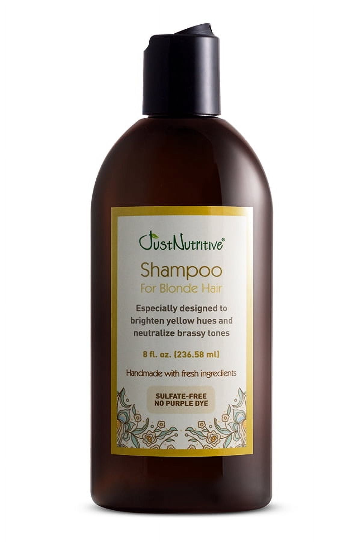 Just Nutritive Gray Hair Shampoo, 8oz, Vibrancy Boost for Gray