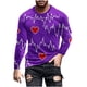 thumbnail image 2 of Blusas y camisas de manga larga y cuello redondo para hombre, camisetas casuales con estampado de moda y cuello redondo, blusas de licra de manga corta para hombre., 2 of 5
