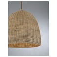 thumbnail image 6 of Trade Winds Lighting 1-Light Pendant Light In Natural Wicker, 6 of 6