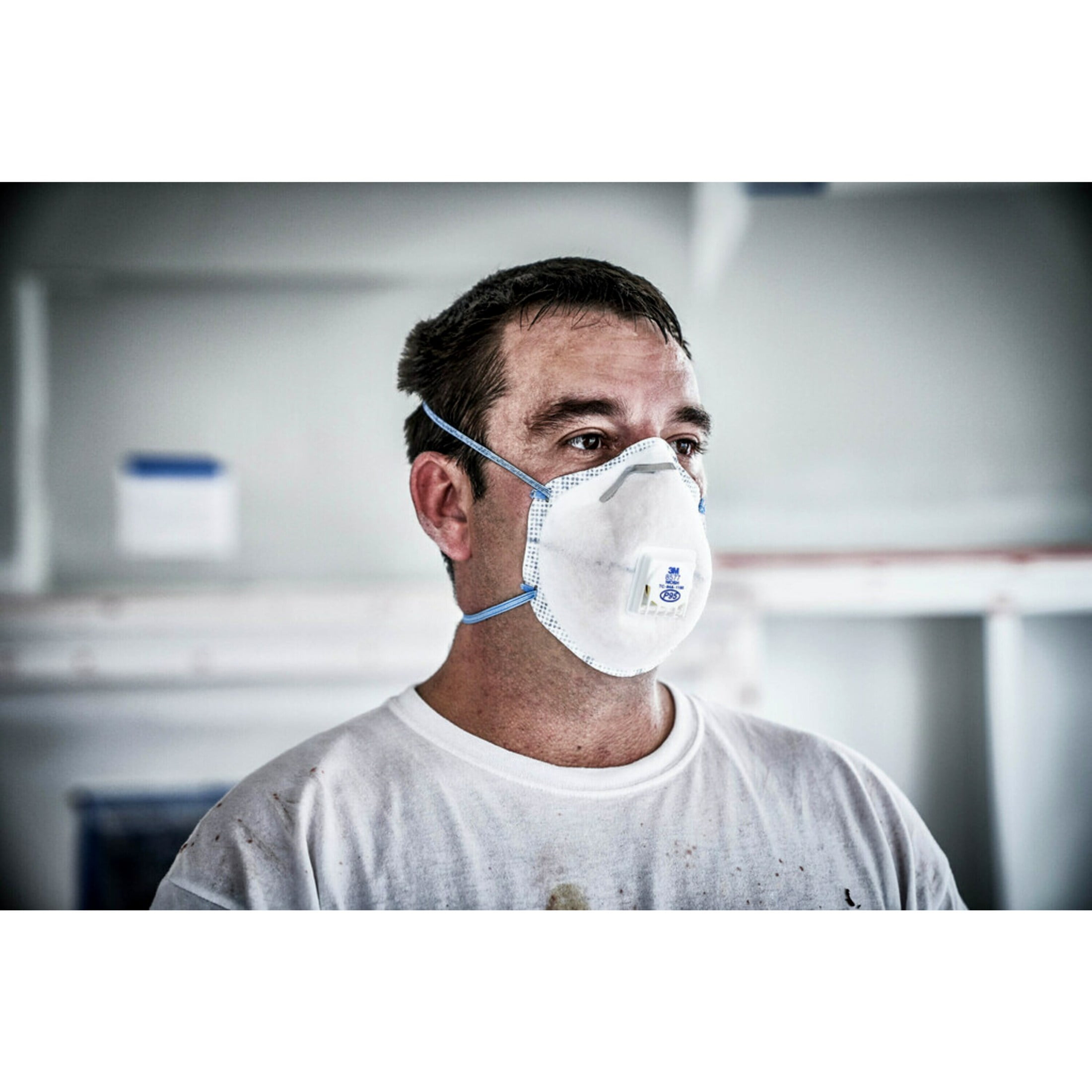 3M 8511, N95 Respirator, White, Cool Flow Valve, 2 Masks