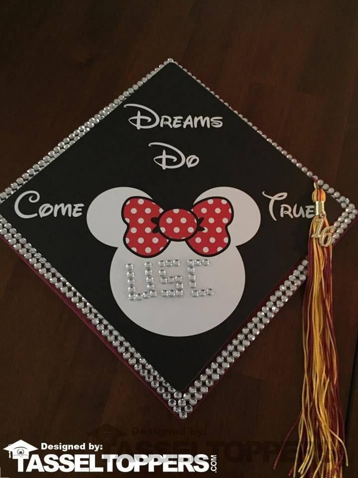 Minnie Mouse Grad Cap Tassel Topper