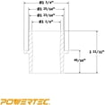 thumbnail image 4 of 70297 Modular Step 4 in 1 Adapter - Shop Vac Dust Collector Hose Fittings, 4 of 6