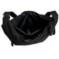 thumbnail image 4 of Bolsa cruzada de nailon Sanxiner para mujeres y hombres con múltiples bolsillos 1-negro, 4 of 5
