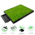 thumbnail image 4 of Portable Grass Dog Potty Pad,  25"x20" Fake Dog Turf Trainer Grass with Tray, 4 of 8