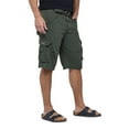 thumbnail image 4 of X RAY JEANS Men's Belted 12.5" Inseam Knee Length Cargo Shorts, Charcoal, 52, 4 of 8