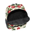 thumbnail image 6 of FORMRS Kids School Backpack with Front Zippered Pocket 12" Student Travel Daypack, Apple Leaves Pattern, 6 of 6