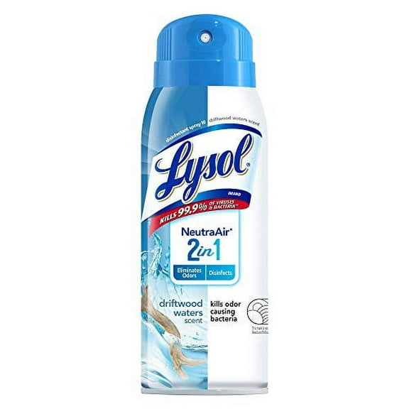 Lysol Neutraair Disinfectant Spray, Driftwood Waters, 10 Oz, 3 Pack