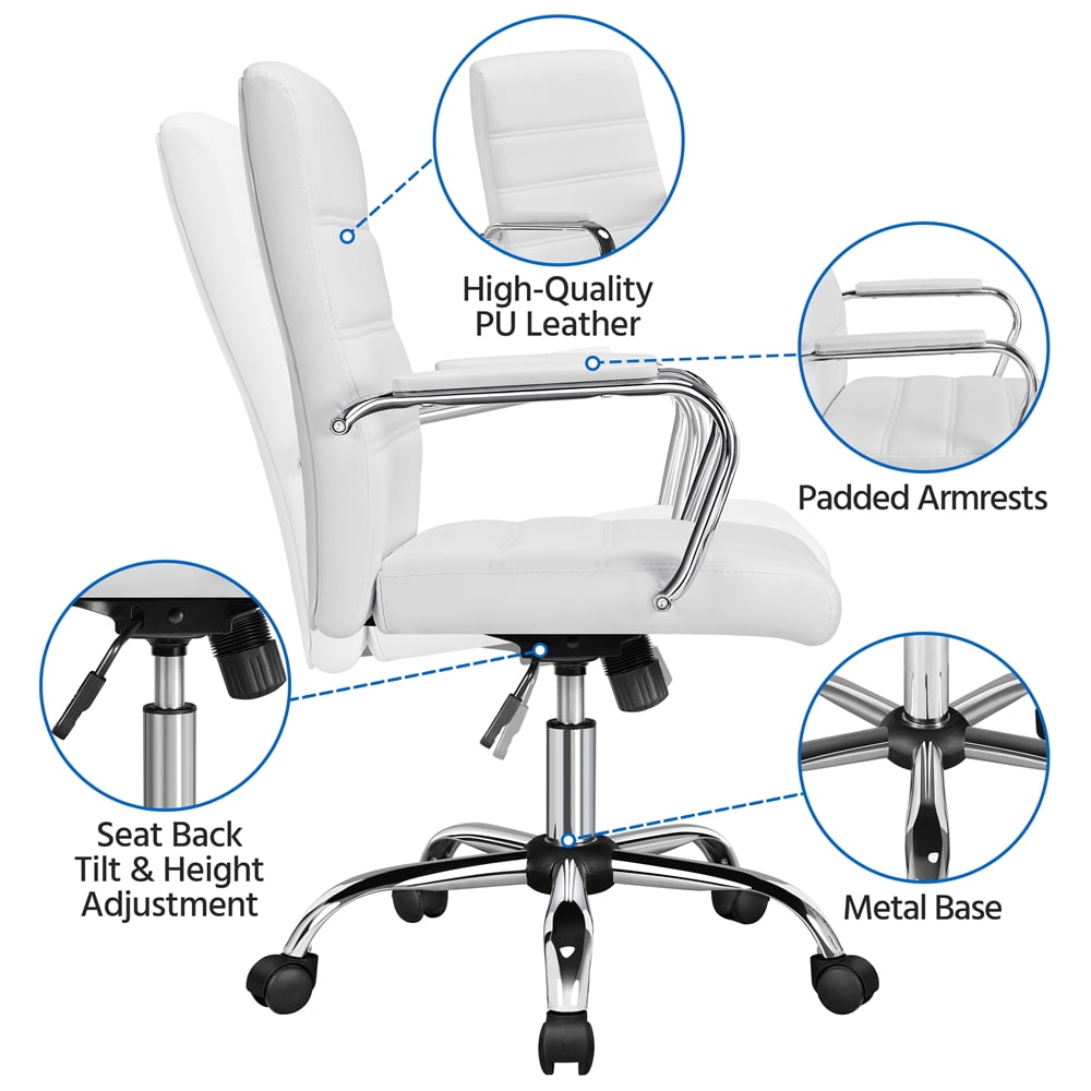 Wayfair office chairs white new arrivals