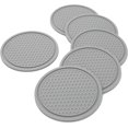 thumbnail image 1 of Juego de 6 posavasos de silicona para mesa, escritorio, B, 1 of 5