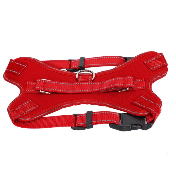 Arnés para perro ajustable reflectante Bling Bling Tela Oxford rojo M