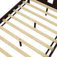 thumbnail image 3 of Bellemave Full Size Platform Bed Frame with Slat Headboard and Footboard, Pine Wood Frame Bed, No Box Spring(Expresso), 3 of 8