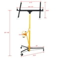 thumbnail image 6 of Convenient 11FT Drywall Panel Lift , Square Tube Base, 150lbs Load Capacity - Easy One Person Operation,Black, 6 of 12
