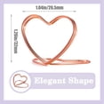 thumbnail image 4 of Soportes para NúMeros de Mesa, 64 Piezas, Soporte para Tarjetas de Lugar, Soportes para Naipes en Forma de CorazóN, Minisoporte para Fotos, Soportes para Cuadros de Mesa, 4 of 5
