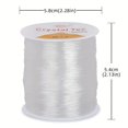 thumbnail image 2 of 1mm Elastic Bracelet String Cord - Perfect for Jewelry Making & Bracelet Making!, 2 of 5