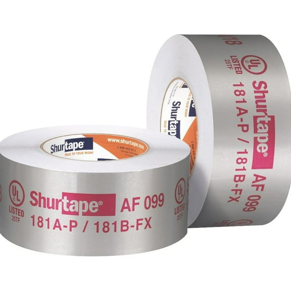 Shurtape AF 099 UL 181A-P/B-FX Listed Printed Aluminum Foil Tape