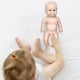 thumbnail image 4 of DIY Mini Girl Doll Kits de muñecas de cuerpo completo de vinilo de silicona simulada para niños, 4 of 9