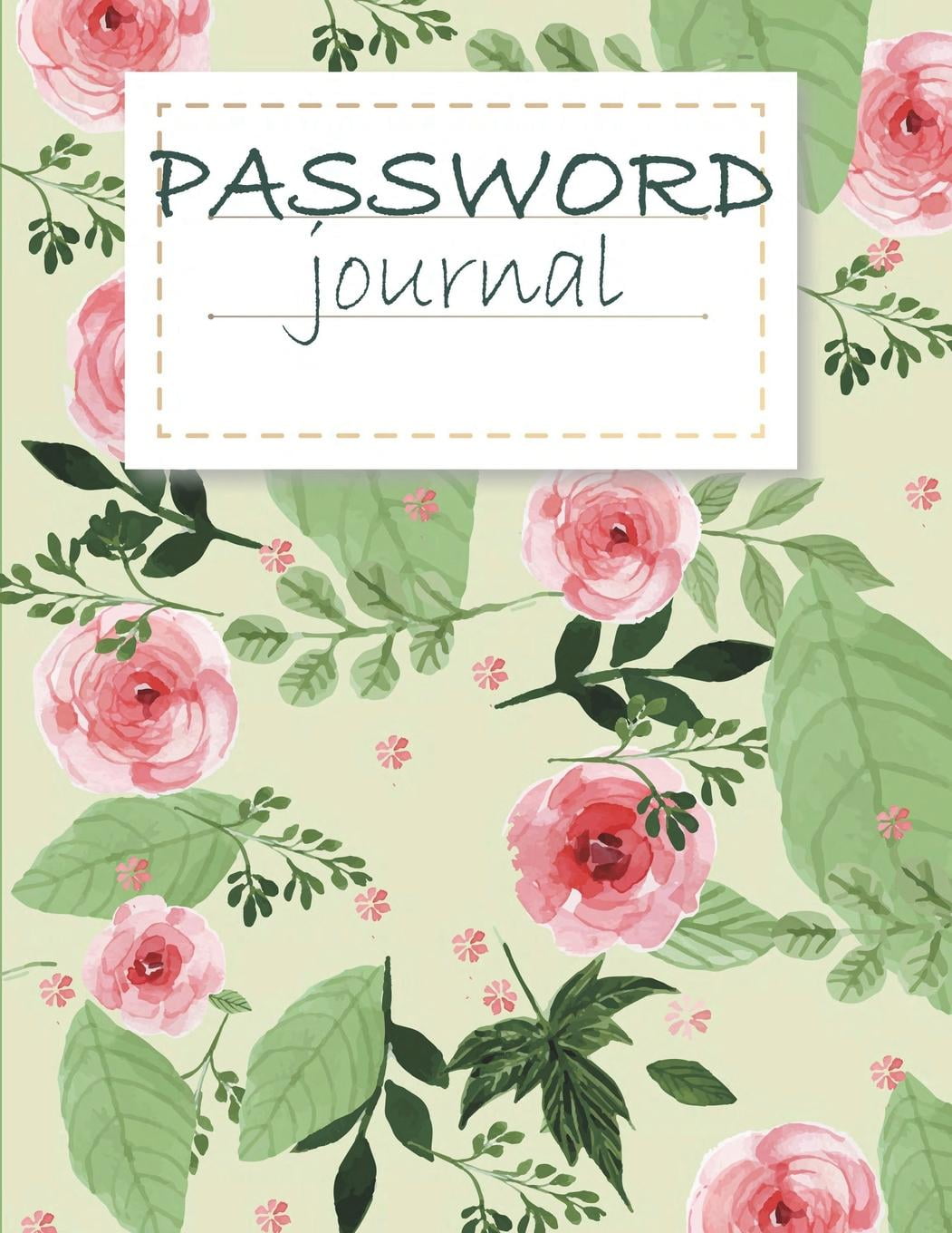 Password Journal Modern Password Keeper, Vault, Notebook and Online