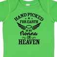 thumbnail image 4 of Inktastic Handpicked for Earth by My Nonna in Heaven with Angel Wings Boys or Girls Baby Bodysuit, 4 of 5
