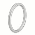thumbnail image 3 of Bague en Satin Rhodié en Argent Sterling Stackable Expressions Taille 6, 3 of 3