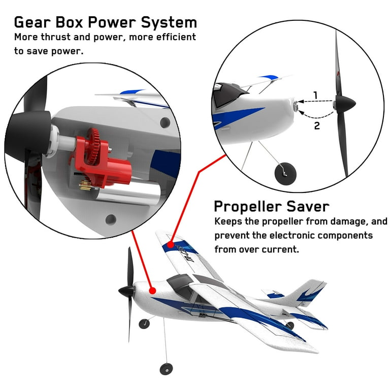 Top race 3 cheap channel remote control airplane