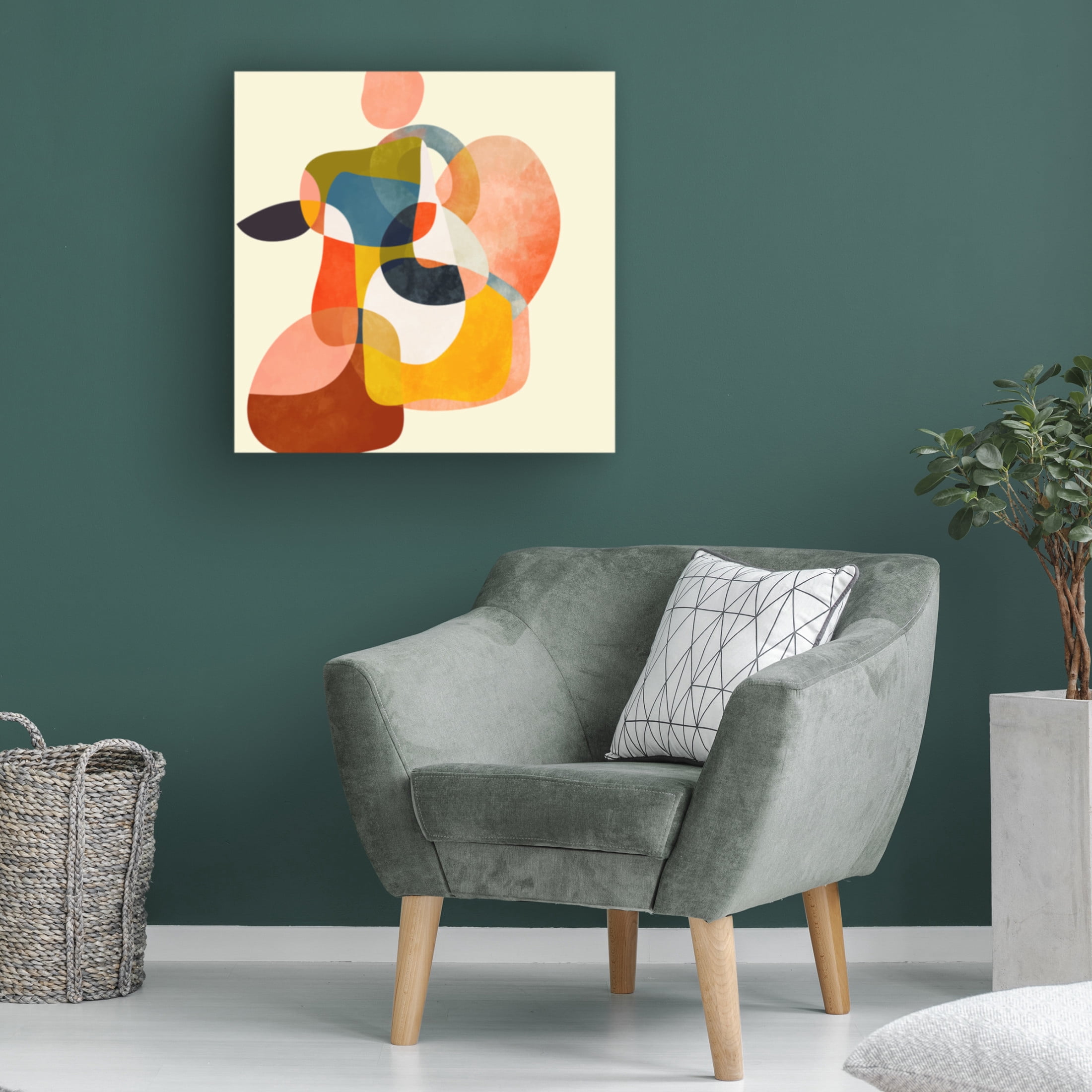 Trademark Fine Art Ana Rut Bre Shapes6 Canvas Wall Art