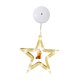 thumbnail image 2 of Farol de adorno navideño, luz LED colgante de silueta para ventana navideña Estrella, 2 of 9