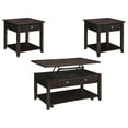 thumbnail image 2 of Coaster Bradford 3-piece Lift Top Coffee and End Table Set Walnut, 2 of 7