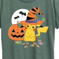 thumbnail image 3 of Pokémon  - Witch Pikachu With Candy - Women's Short Sleeve Graphic T-Shirt, 3 of 6