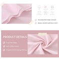 thumbnail image 4 of shiyou-Pink Chiffon Table Runner 27x120 Inch Sheer Table Runner Overlay Wedding Decorations Rectangular Tablecloth Holiday Elegant Wedding Table Decoration-1 Piece, 4 of 4