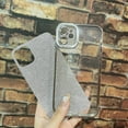 thumbnail image 5 of Compatible with iPhone XR Case Glitter Luxury Cute Clear Flexible Bling Cover Camera Protection Shockproof Phone Case for Women Girl Men Design for iPhone XR Case 6.1'' Silver, 5 of 13
