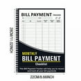 thumbnail image 3 of CCOCC Bill Notebook: Monthly Bill Payment Checklist 8.5" X 11" 100+ Pages Bill Notebook The 4 Year For Families & 960 Billing Records Included!, 3 of 7