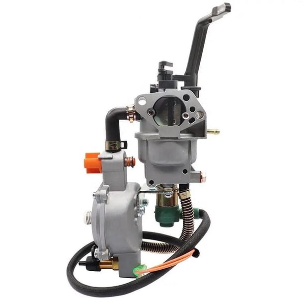 Desde China Doble carburador de combustible GLP GN GNC 188F carburador con mango se adapta para GX390 188F GX420 190F carburador del motor de piezas de repuesto