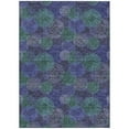 thumbnail image 2 of Addison Rugs Chantille Indoor/Outdoor Transitional Circles Purple Washable Rectangle Rug, 5' x 7'6", 2 of 6