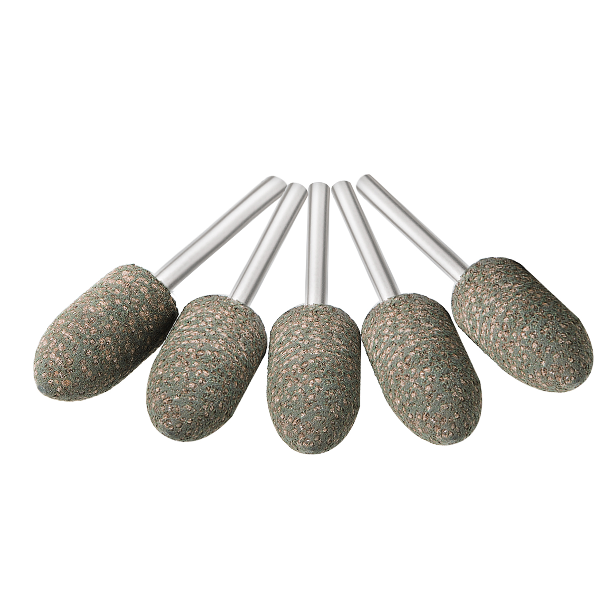 12mm Rubber Mounted Points Tapered Polishing Buffing Wheels with 1/8