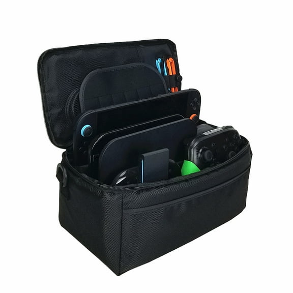 Carry Case For Switch/Switch oled/Switch 2, Portable Carrying Suitcase Game Card Storage Pouch Cover Bag With Shoulder Strap for Switch/Switch oled/Switch 2 Accessories