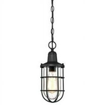 Westinghouse 6334800 Crestview 1 Light 5-3/8" Wide Outdoor Mini Pendant - Black