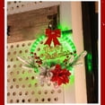 thumbnail image 4 of Ounissouiy Las decoraciones navideñas de plástico iluminan la navideña LED para el hogar con lámpara Kits de decoración para fiestas flor roja, 4 of 6