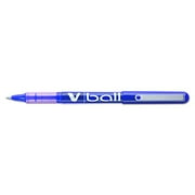 Pilot VBall Liquid Ink Roller Ball Stick Pen, Purple Ink.5mm (35210) - (Pack of 12)