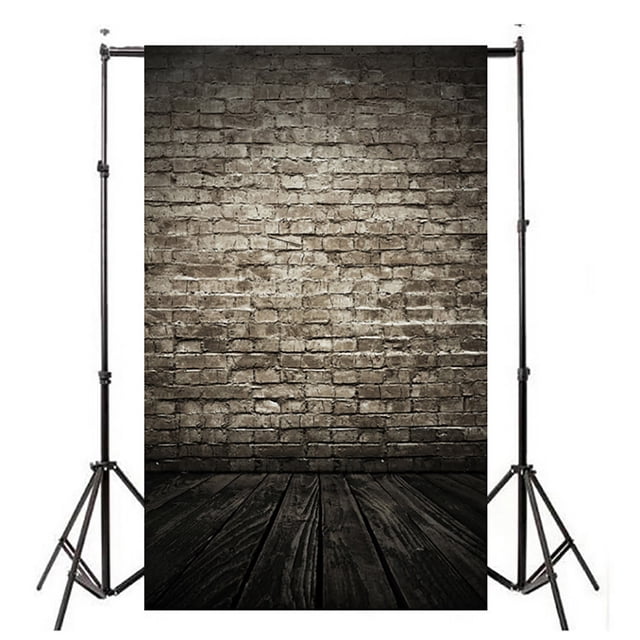 EGNMCR Room Decor Home Decor Vinyl Wood Wall Floor Photography Studio Prop Background 3x5FT A Vinyl Backdrop