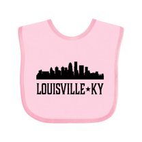 Inktastic Louisville Kentucky Skyline Cities Boys or Girls Baby Bib
