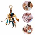 thumbnail image 4 of Unique Bargains 1 Pc Handbag Charms Keychain Beads Decoration Bag Accessories Multicolor, 4 of 6