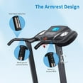 thumbnail image 4 of Naipo Treadmill 2.5HP Electric with 12Level Auto Incline  Foldable Treadmill with LCD Monitor 220lbs 8.5 mph Speed Range for Home Gym Eercise Fitness, 4 of 11