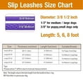 thumbnail image 4 of lynxking Slip Lead Dog Leash 5FT x 1/2 inches Strong Braided Dog Rope for Small Medium Large Dogs, 4 of 7