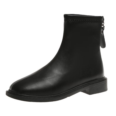 

Fashion Autumn And Winter Women Ankle Boots Middle Heel Thick Heel Fly Woven Mesh Comfortable Breathable Wear Sexy Style