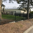 thumbnail image 6 of ALEKO Outdoor Yard Garden 8' x 5' Steel Black Fence Prague Style, 6 of 16